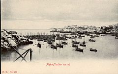 Lofotfiske i 1895. Foto: Ukjent. Museum Nord - Lofotmuseet