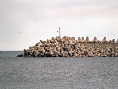 Moloen i Berlevåg. Foto: Kystverket.